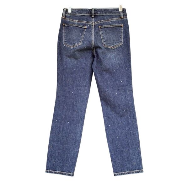 Talbots Flawless Jeans Women’s Size 4P Slim Ankle Bronze Dots Mid High Rises - Picture 6 of 8